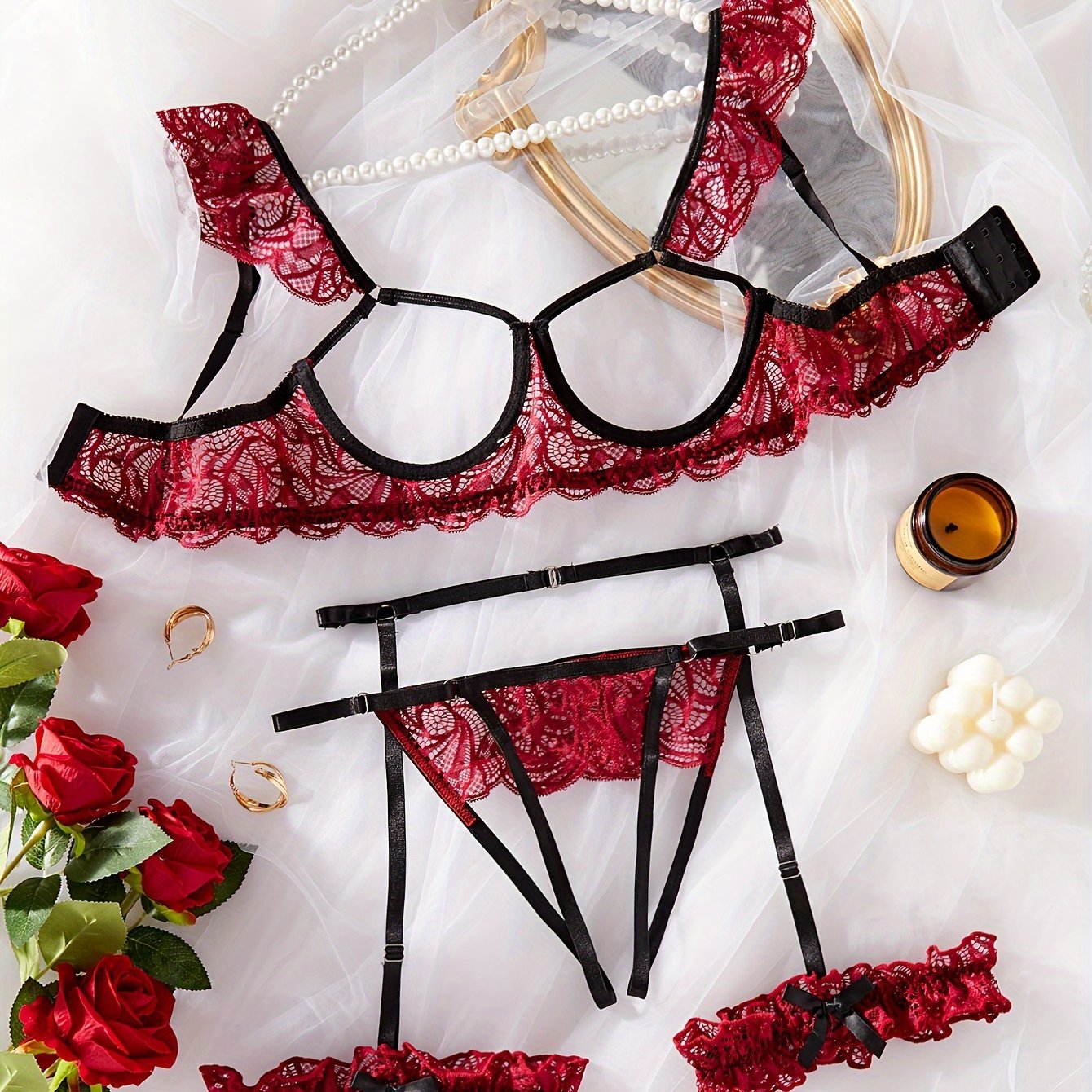 Monro Sexy Lingerie Set