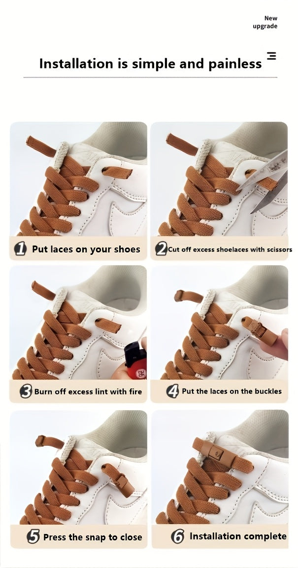 Elastic No-Tie Laces