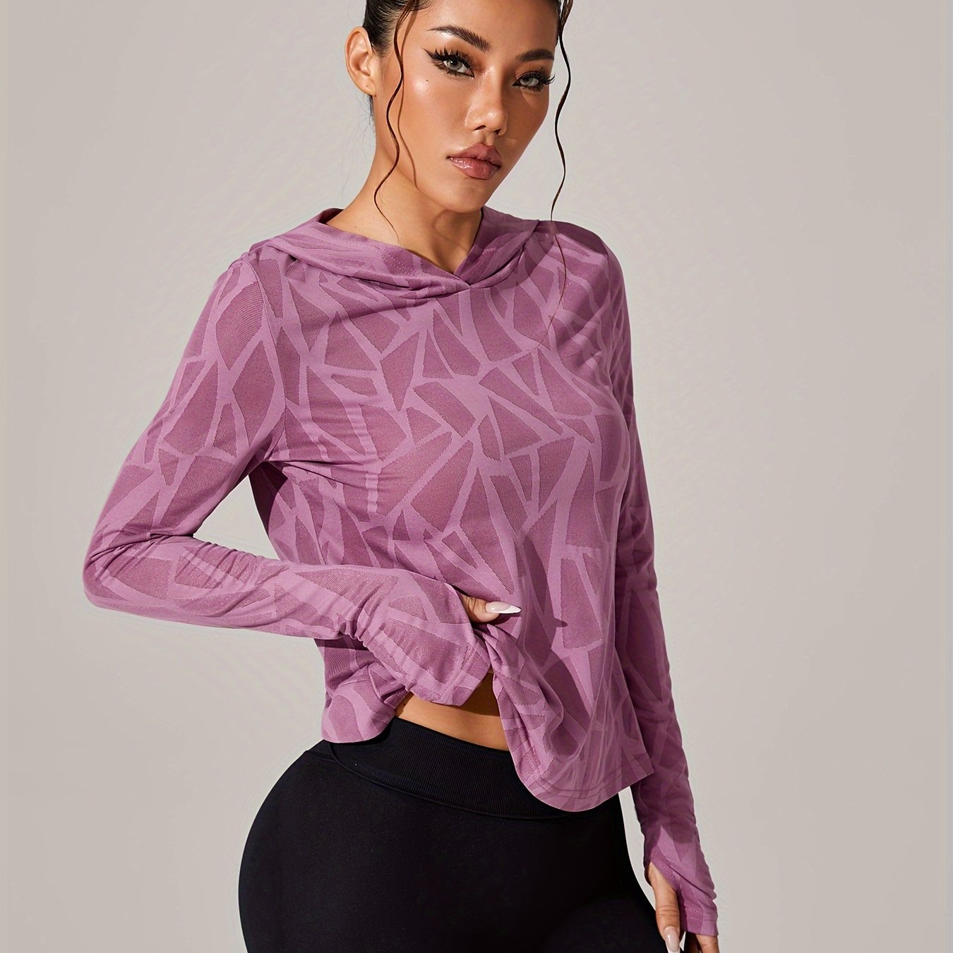 Theodora Hooded Sports Top