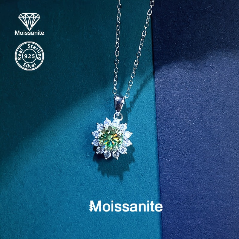 Kinsley Moissanite Snowflake Pendant Necklace