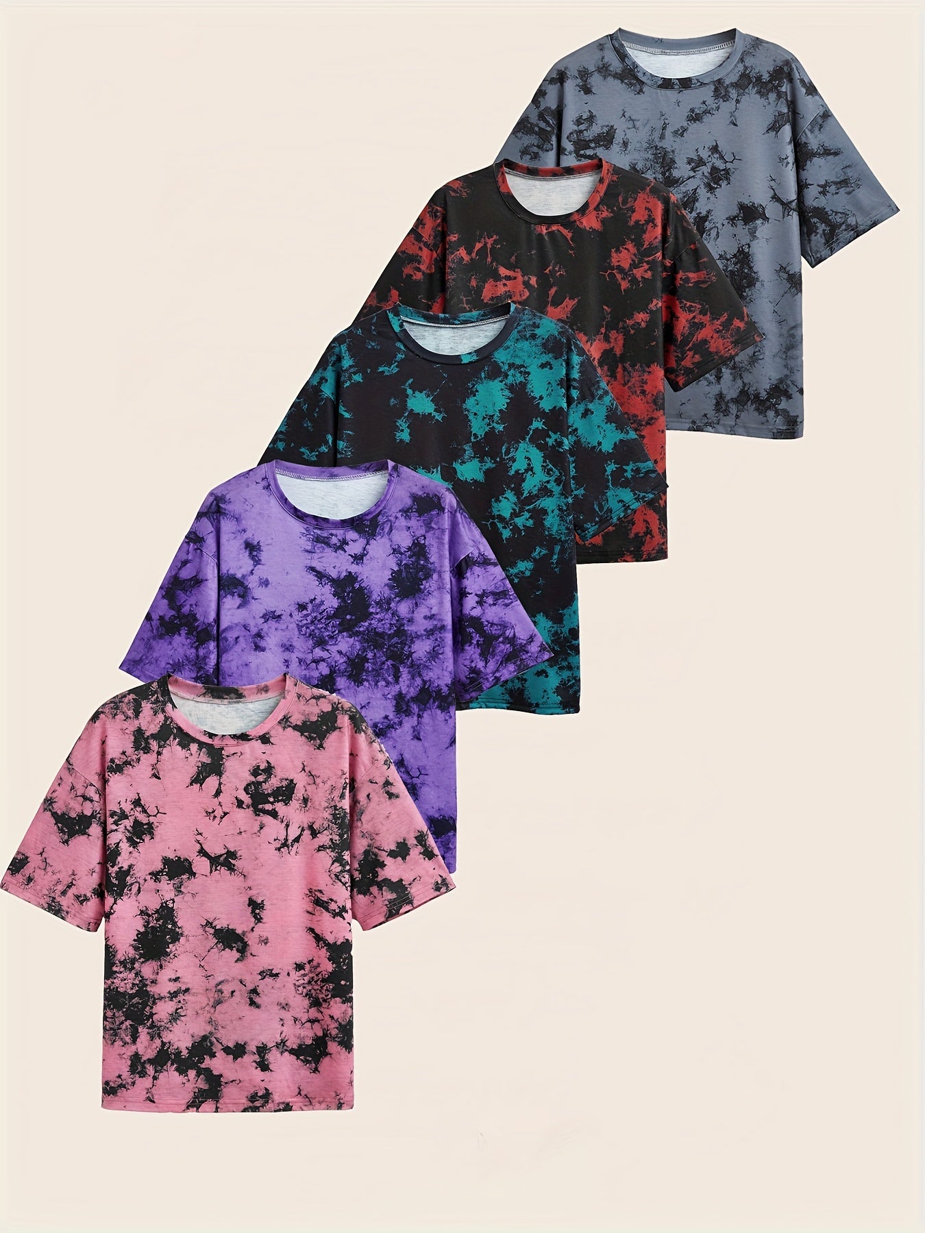Sotiria Casual Short Sleeve Five-piece Set
