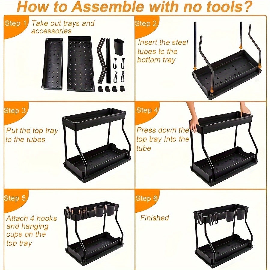 2-Tier Pull-Out Storage Organizer