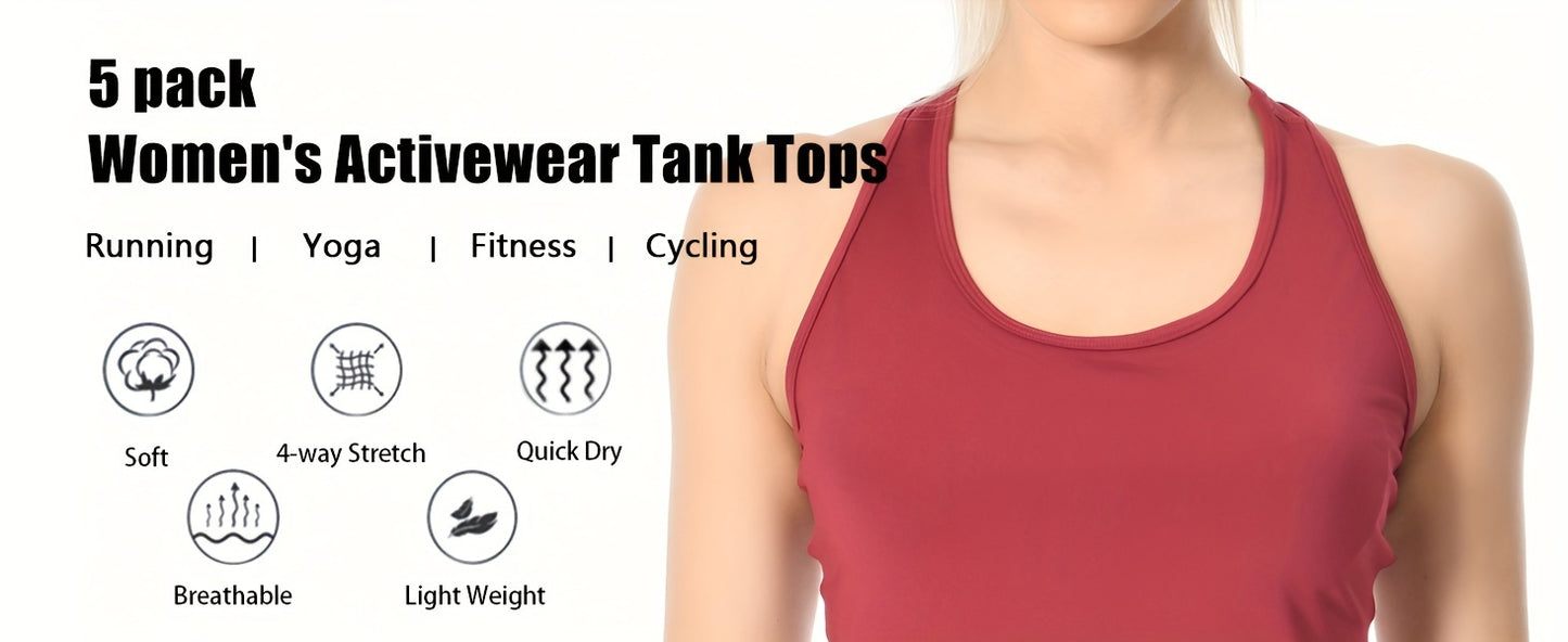 5 Pack Chichy3 Tank Tops