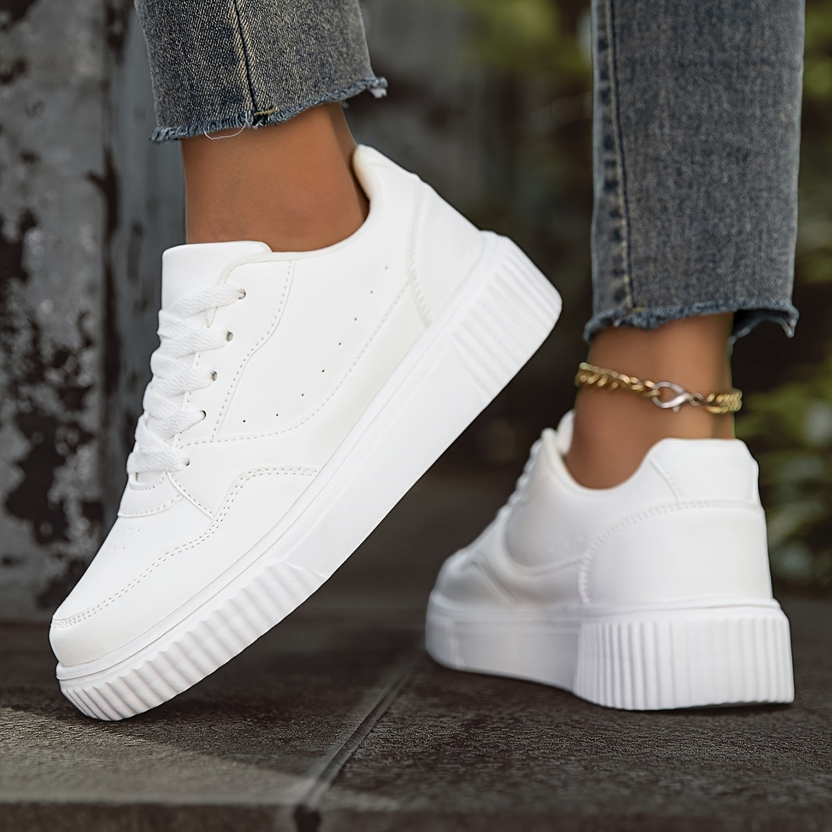 Faux Flat Sneakers