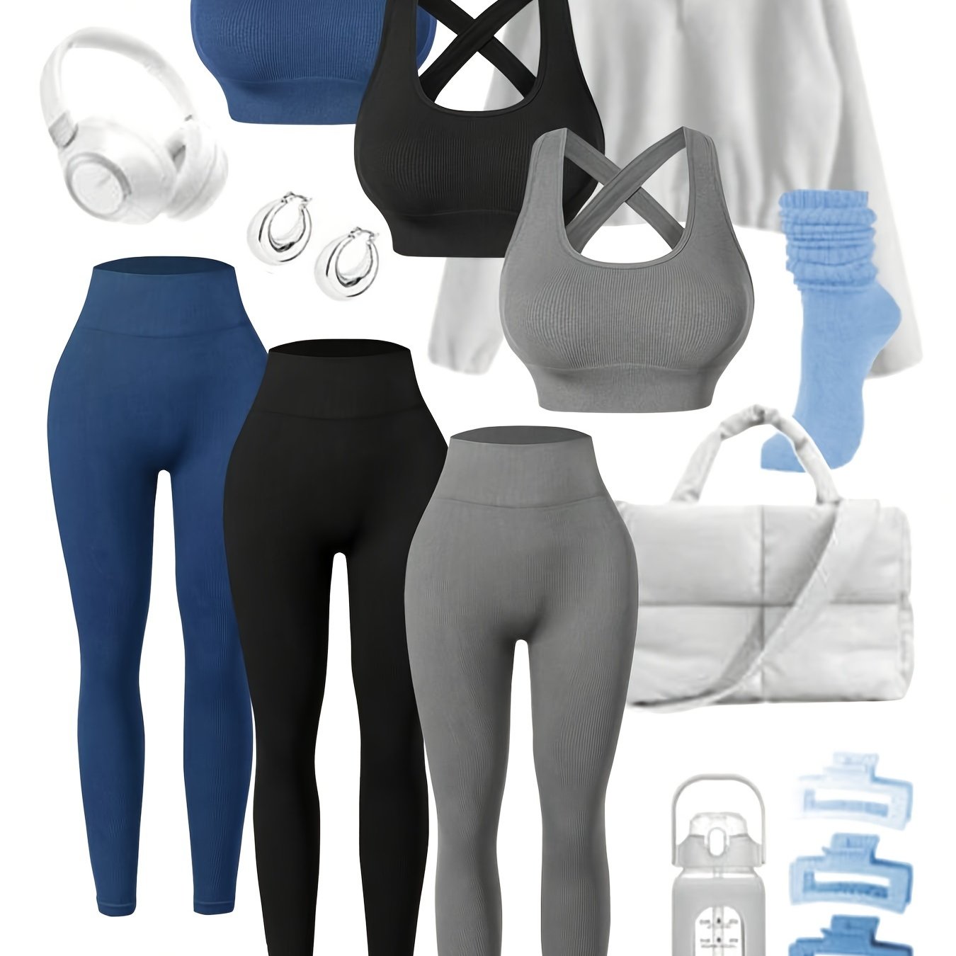 3pack Ithaca Yoga Leggings Set