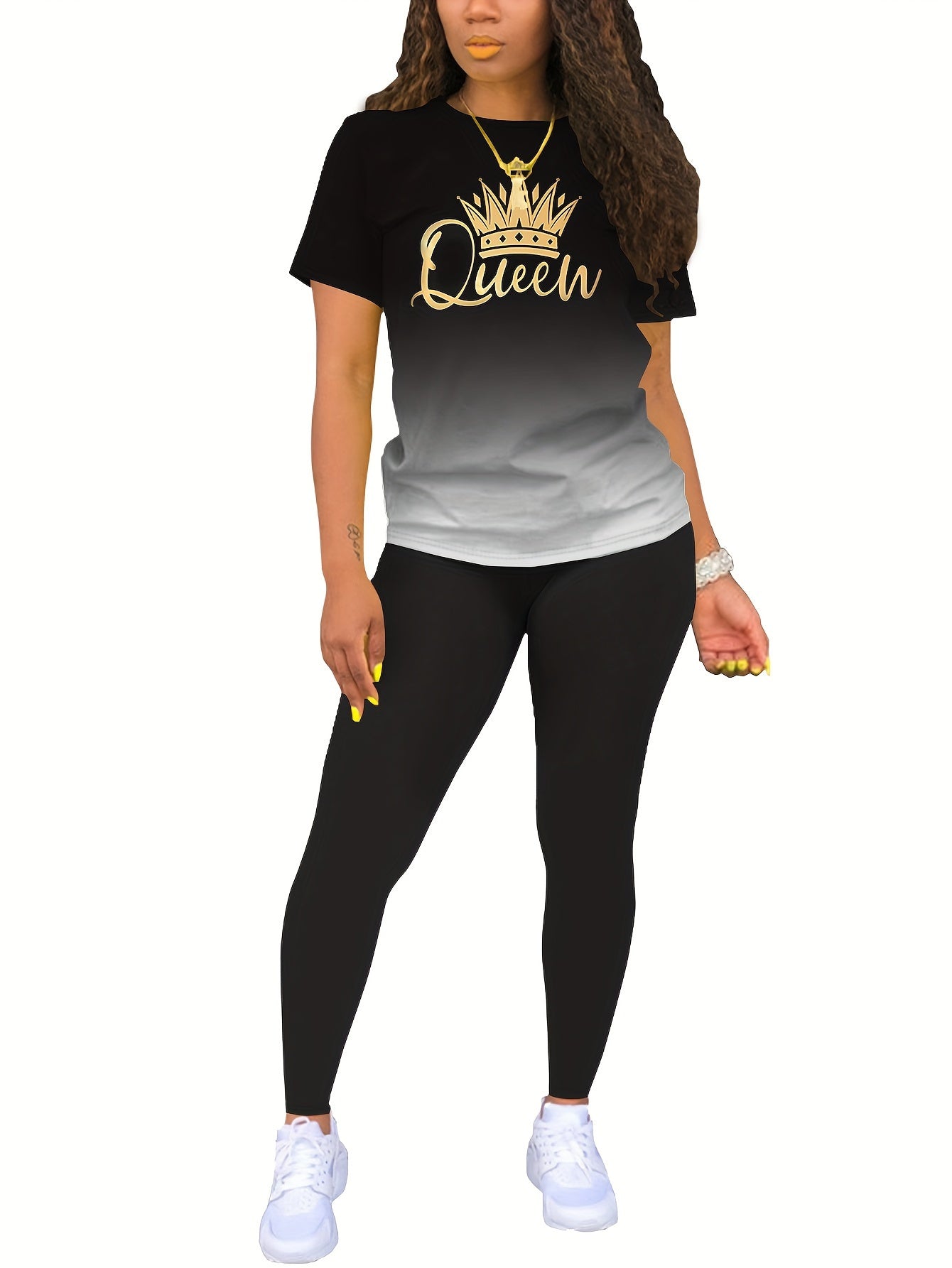 Queen Crown, Gradient Activewear