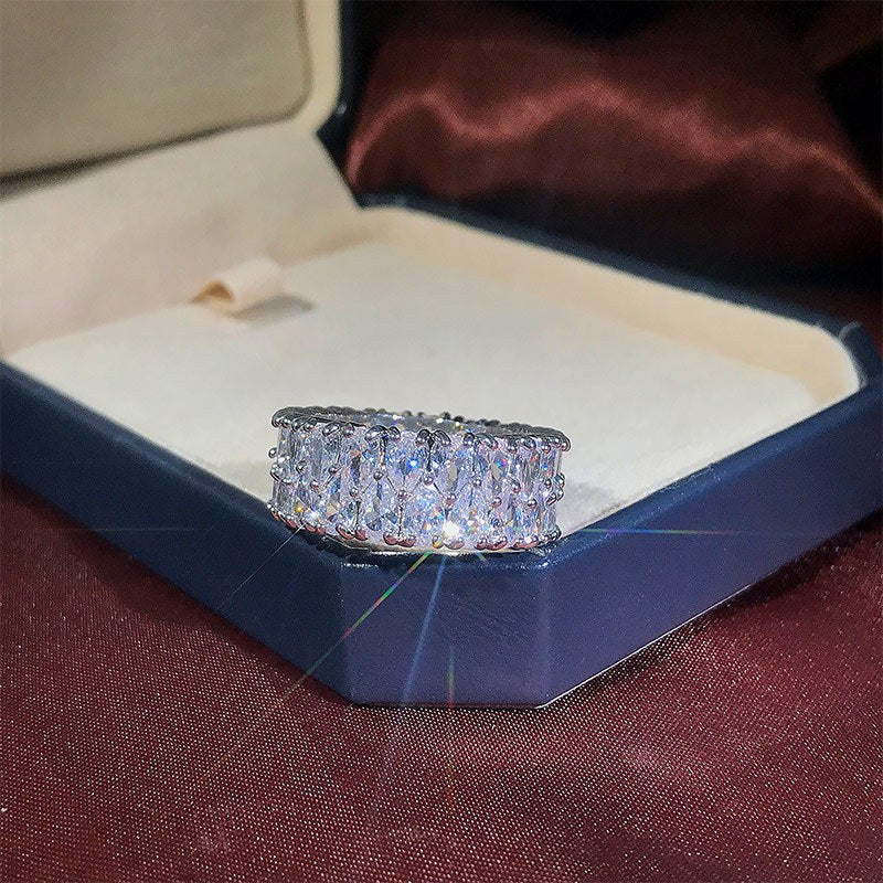 Samiha Drop-shaped Zirconia Ring