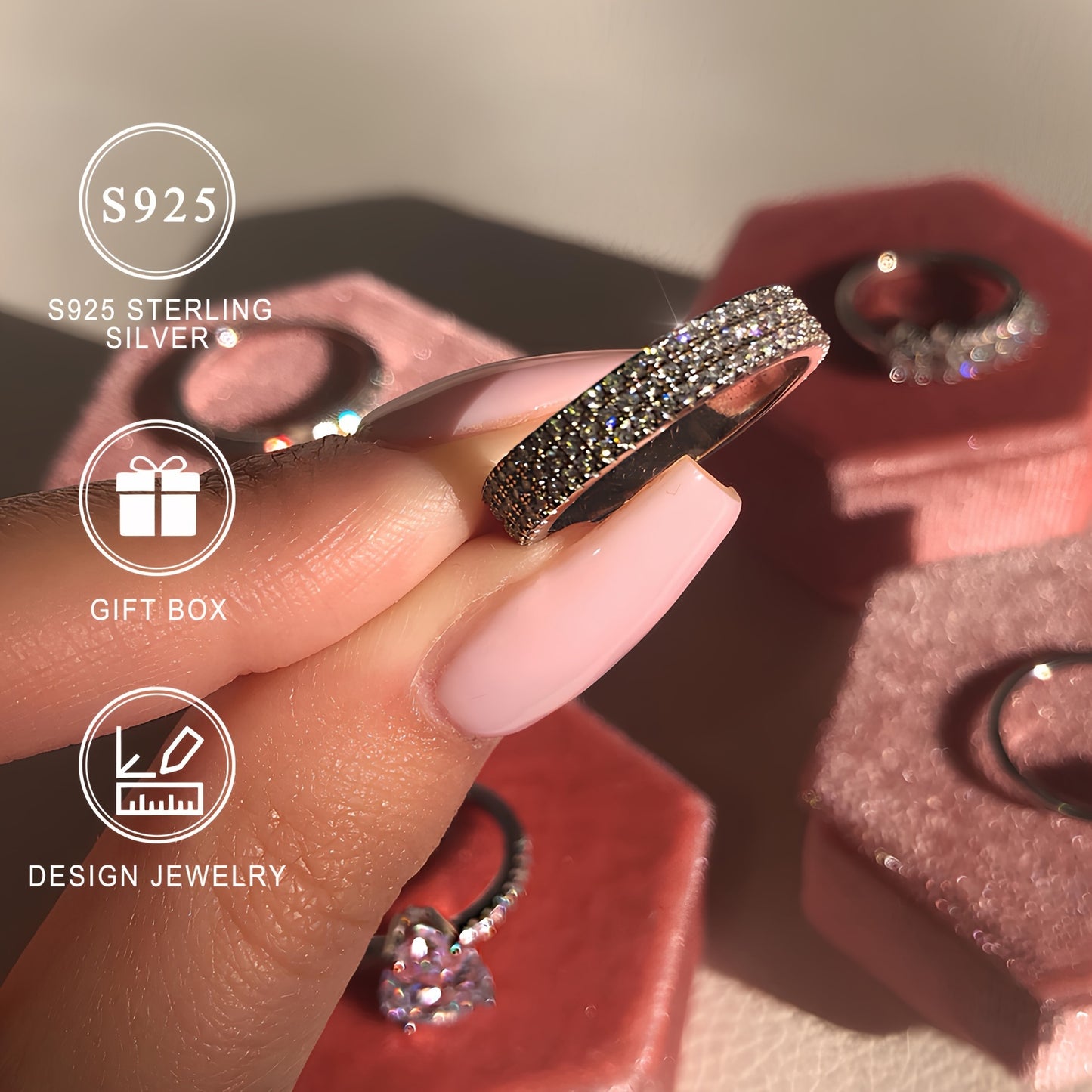 Eva Sterling Silver Promise Ring