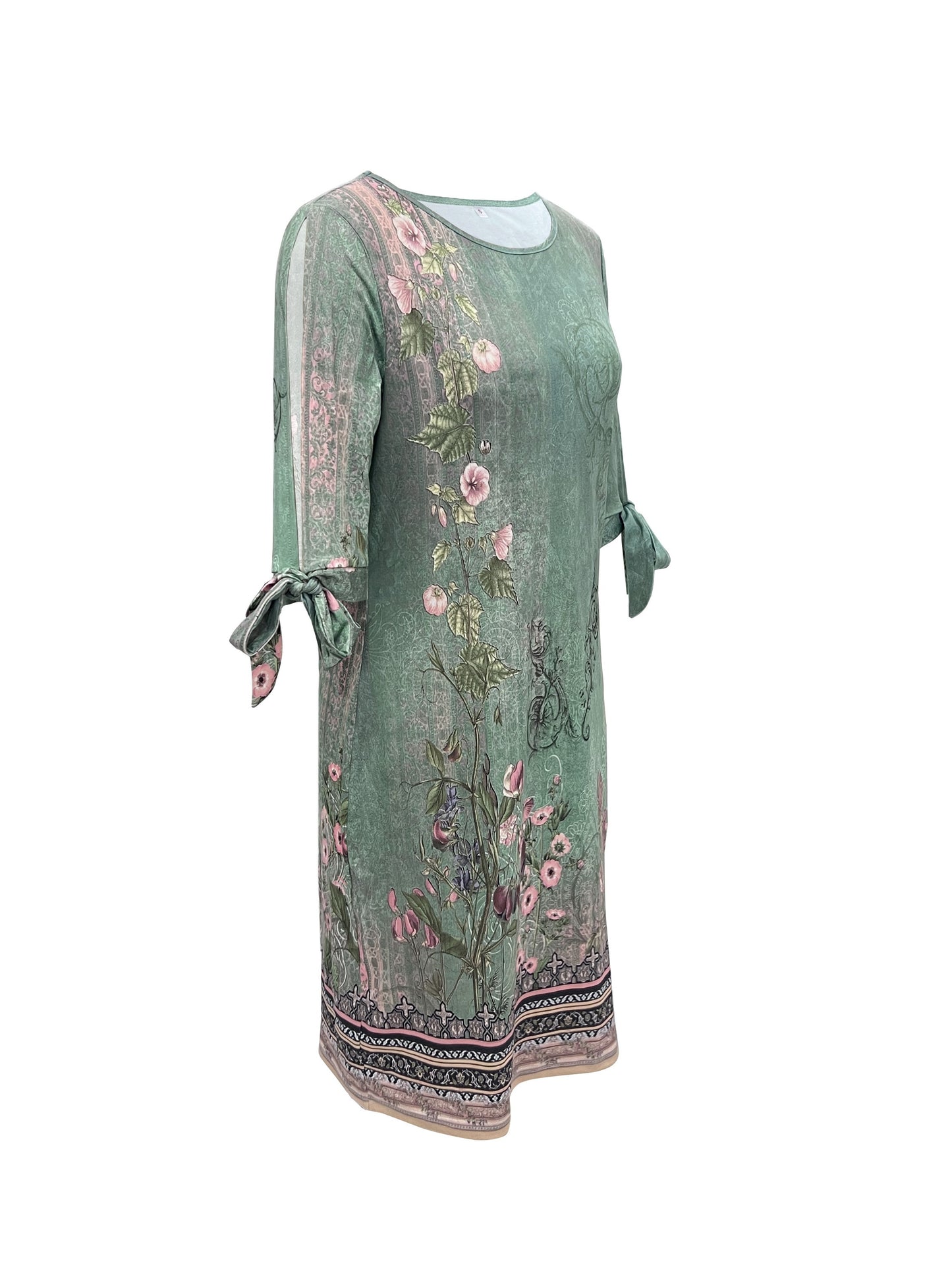 Marina Autumn Floral Print Dress