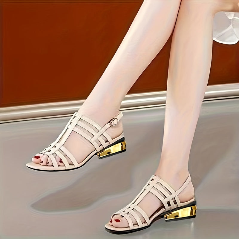 Azza2 Sandals with Chunky Heel