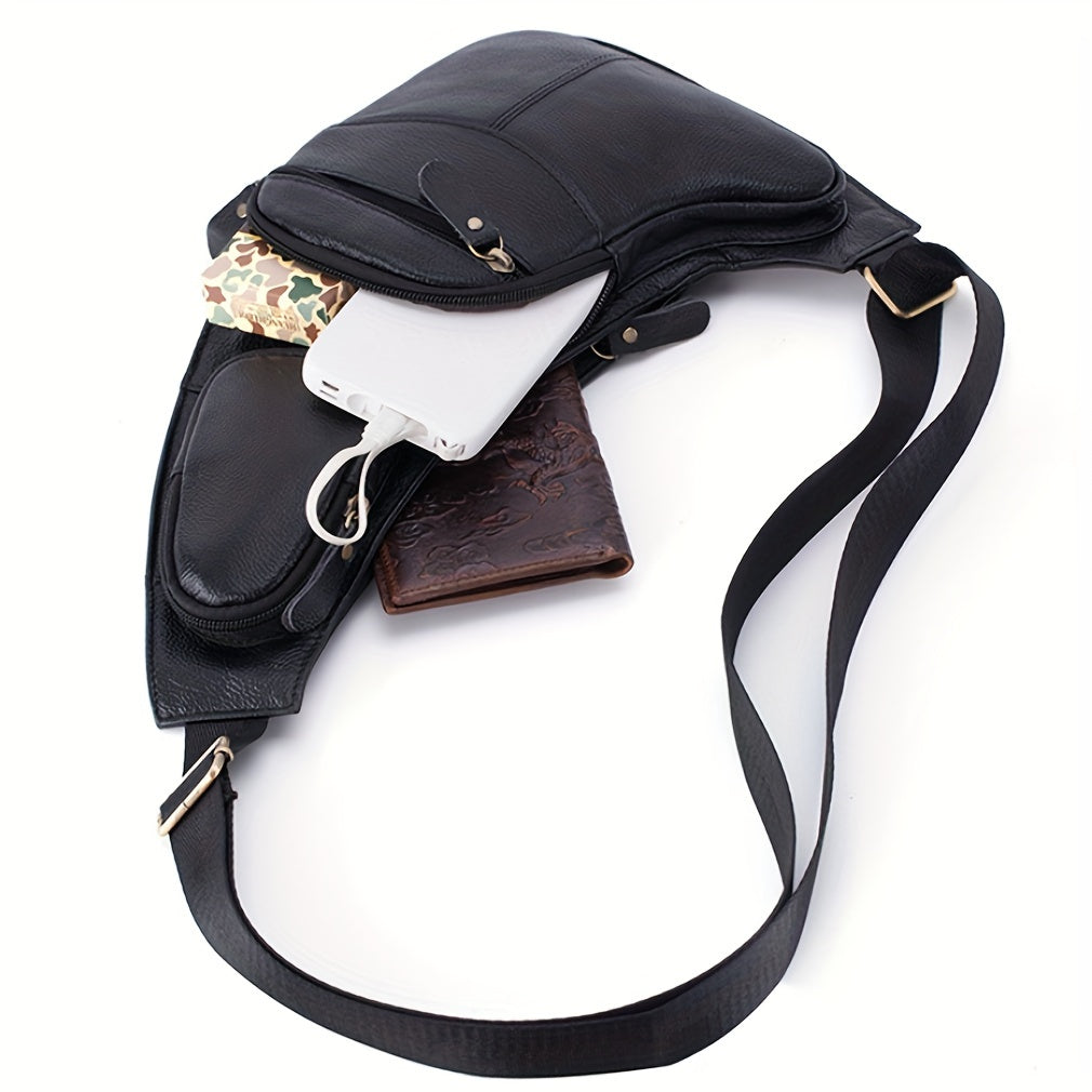 Vintage Genuine Leather Sling Bag