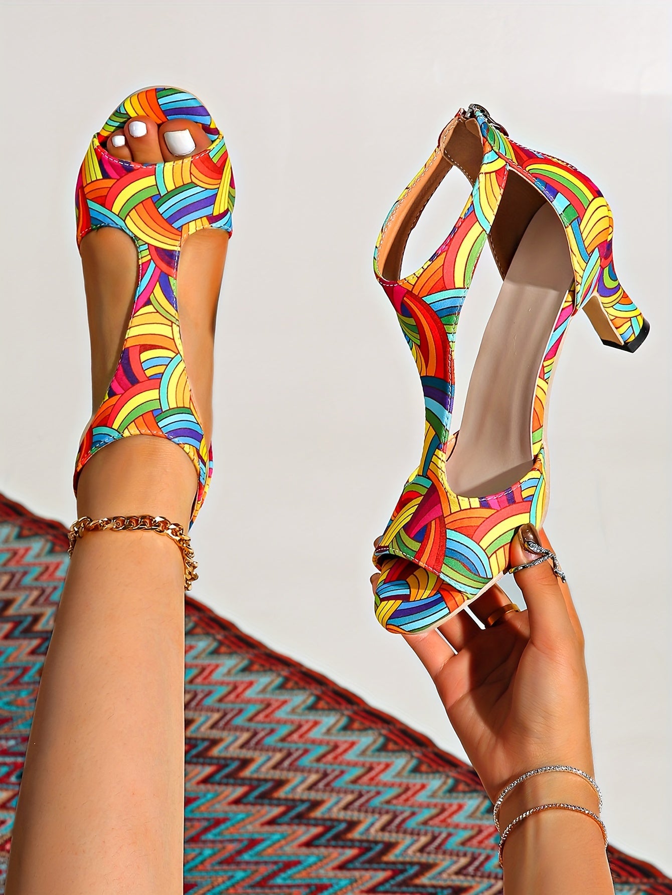 Lilli7 Peep-Toe Sandals