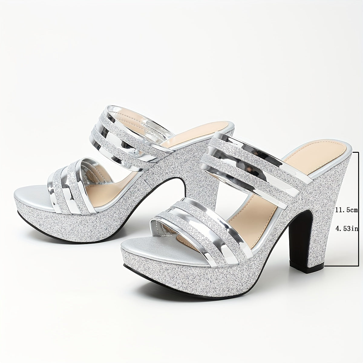 Olfat9 Chunky Heeled Sandals