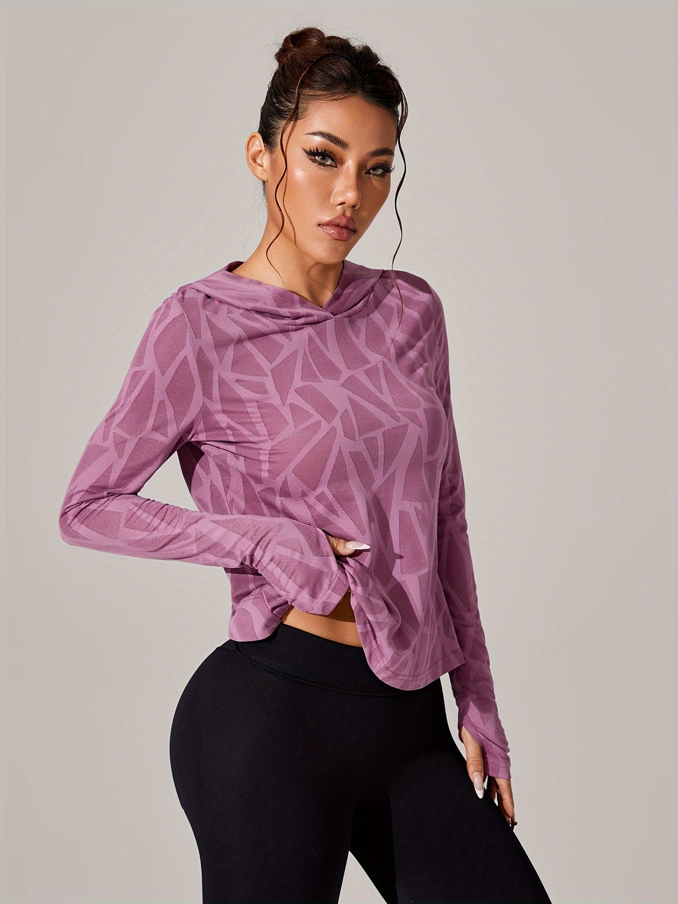 Theodora Hooded Sports Top