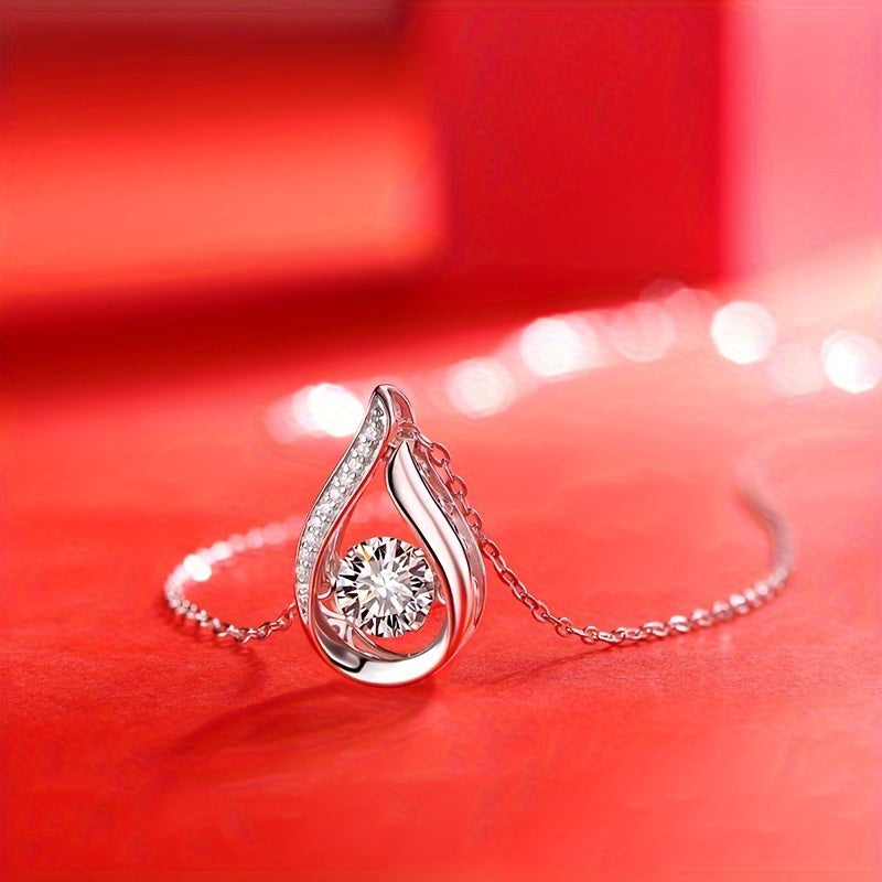 Denise Silvery 1ct Necklace