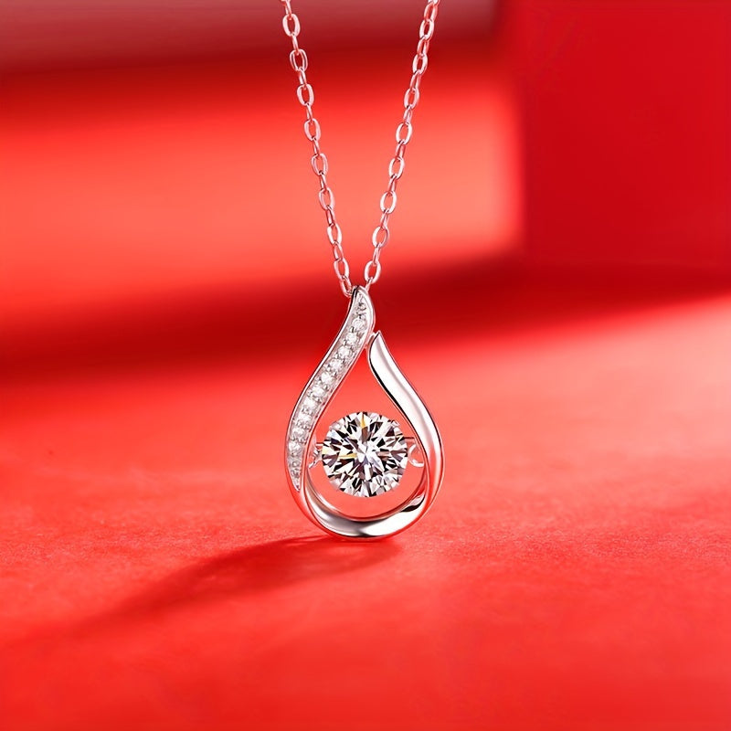 Denise Silvery 1ct Necklace