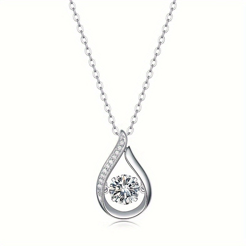 Denise Silvery 1ct Necklace