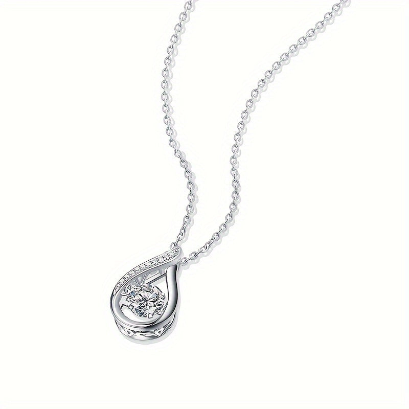 Denise Silvery 1ct Necklace