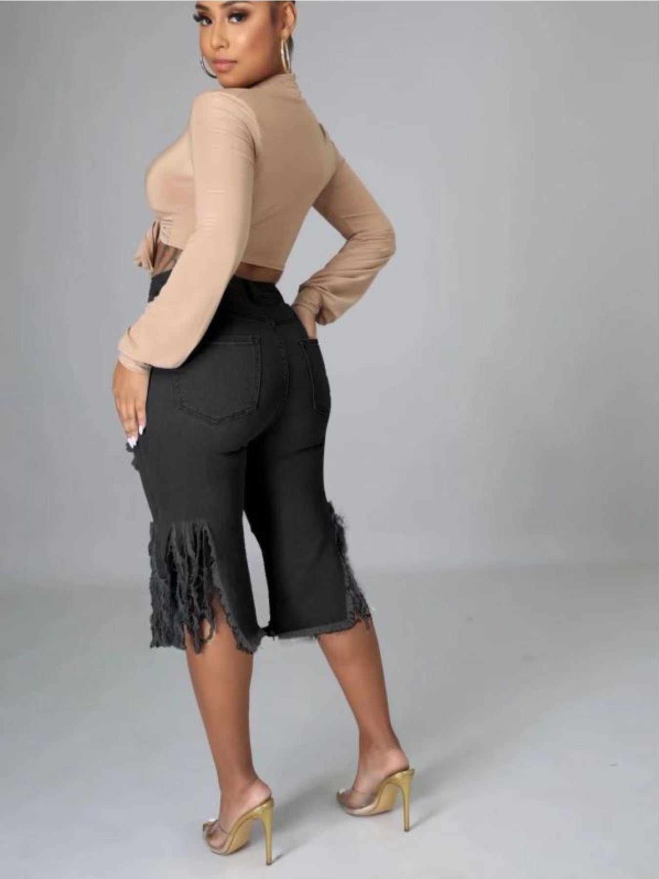 Lemama Denim Shorts