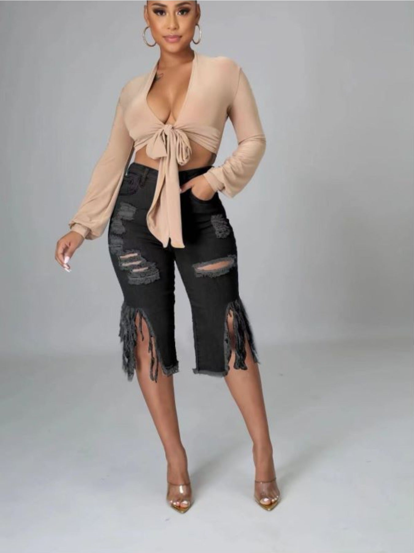 Lemama Denim Shorts