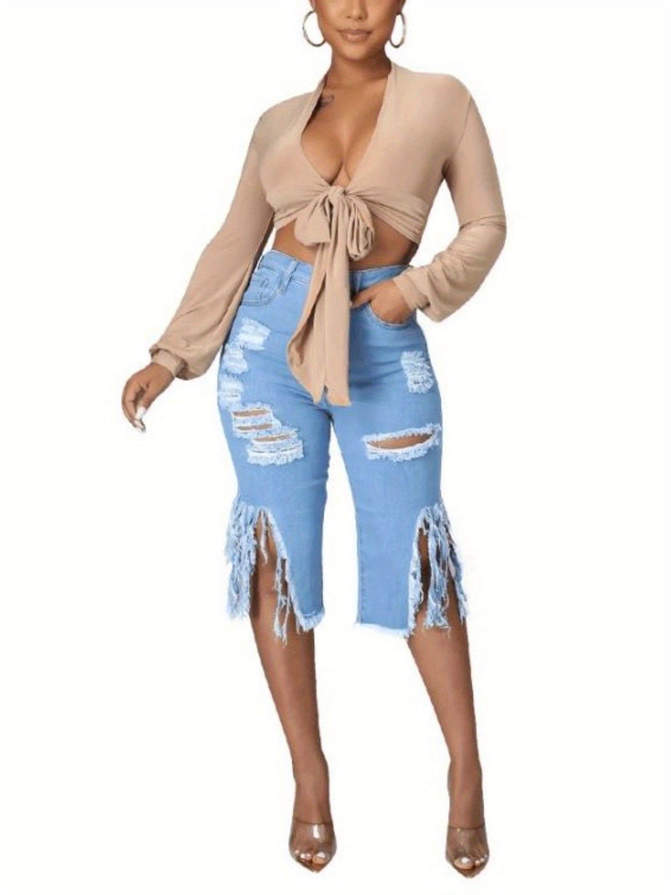 Lemama Denim Shorts
