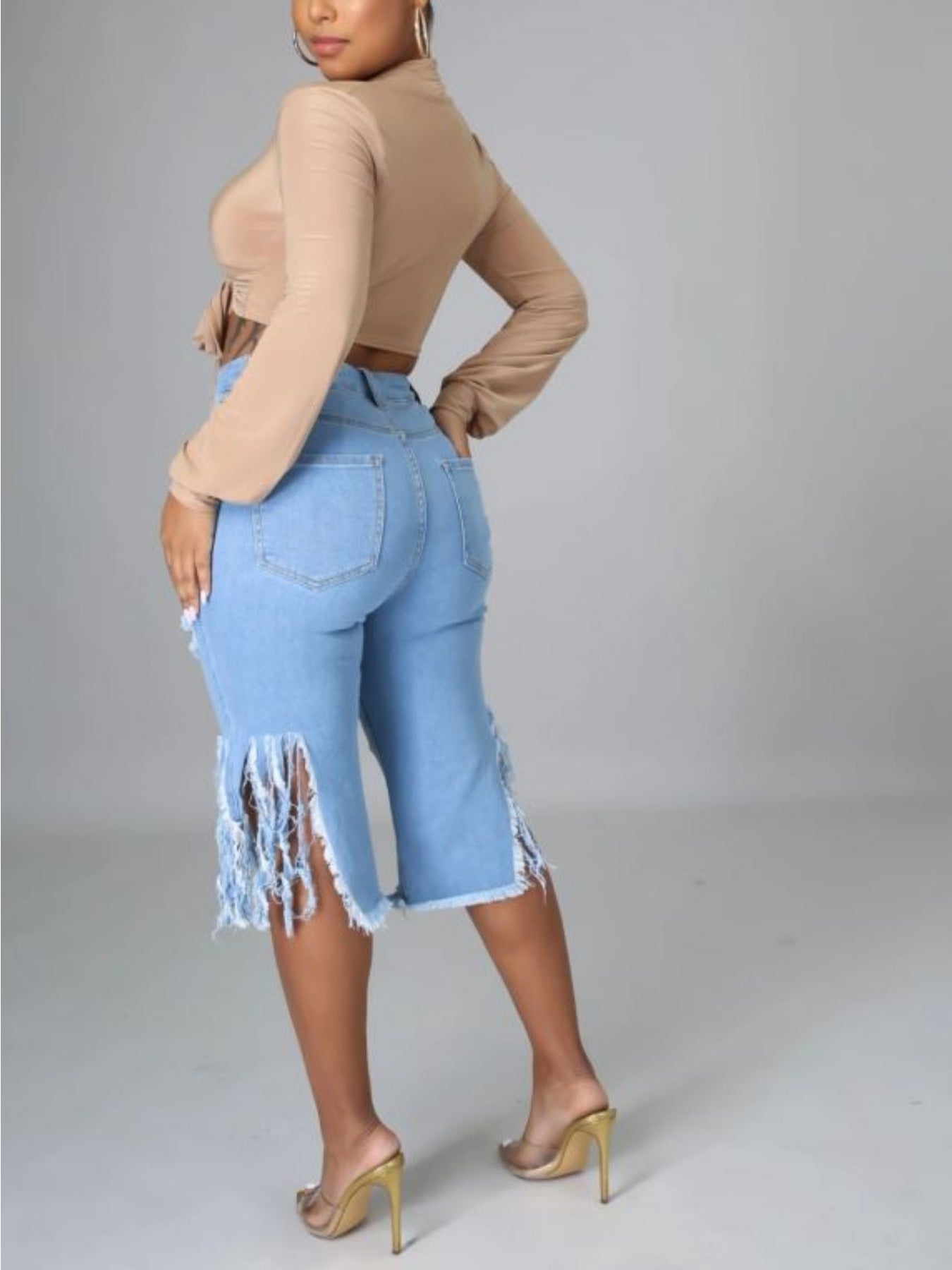 Lemama Denim Shorts