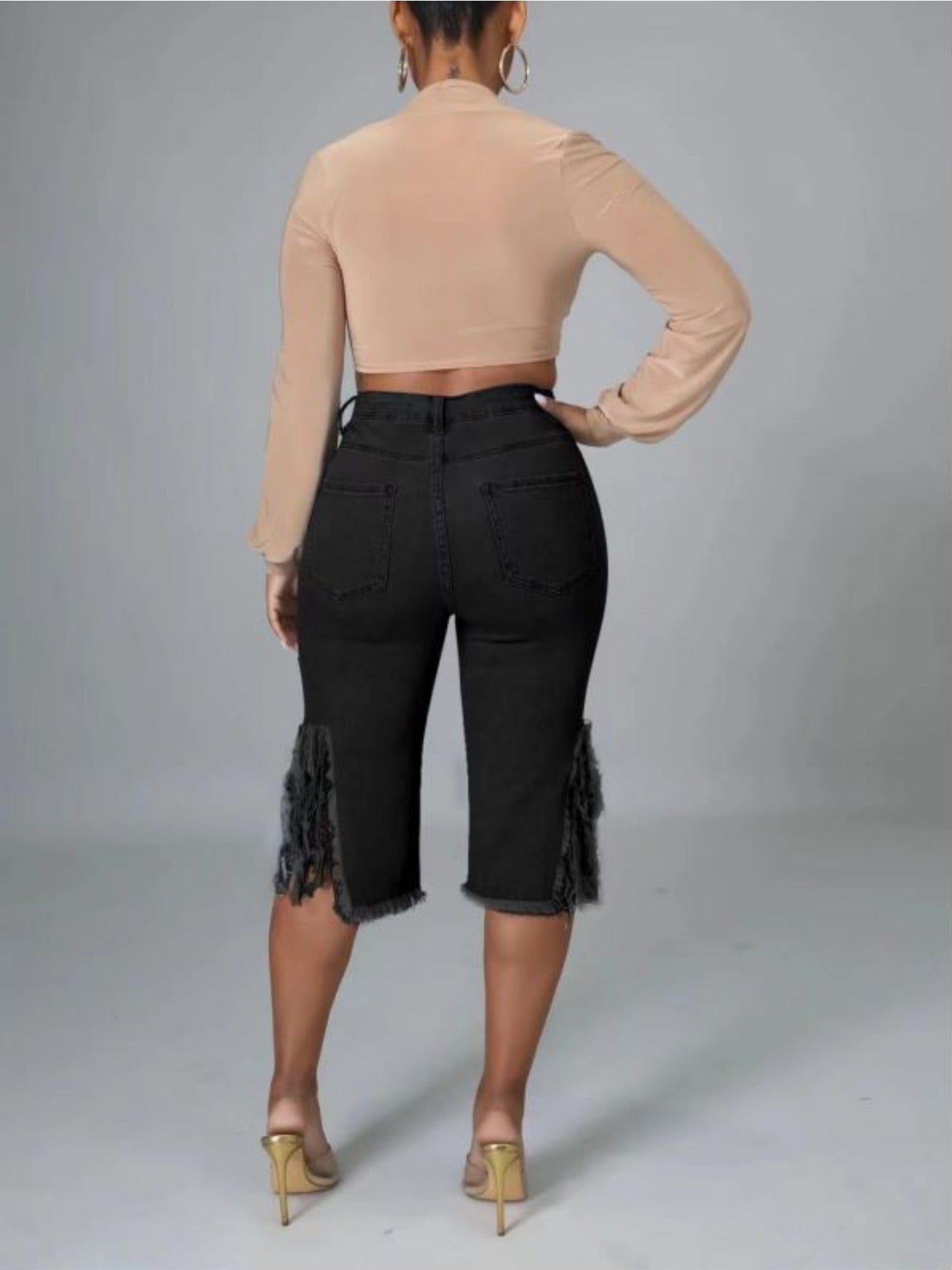 Lemama Denim Shorts