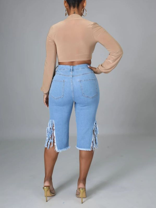 Lemama Denim Shorts