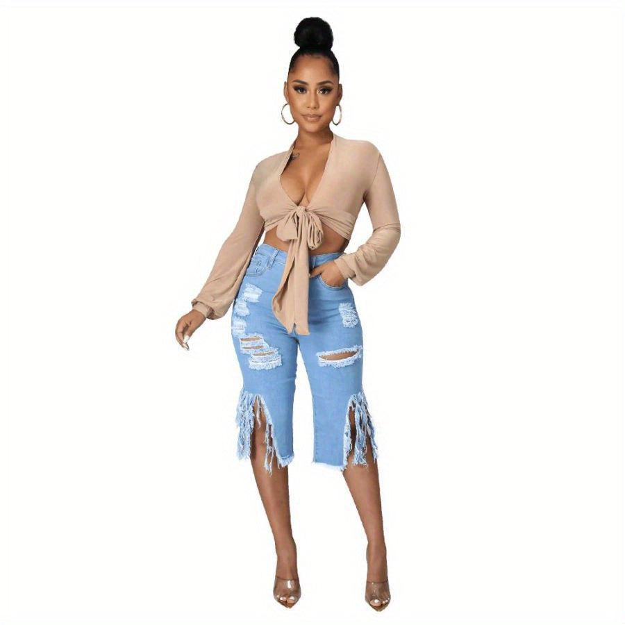 Lemama Denim Shorts