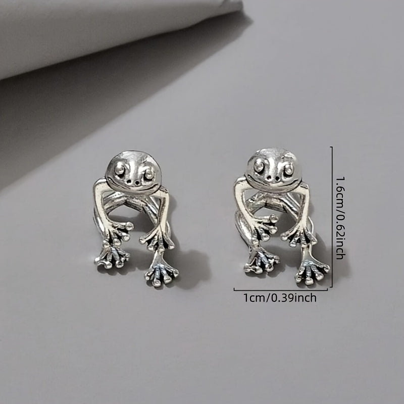 Vintage Frog Earrings Set