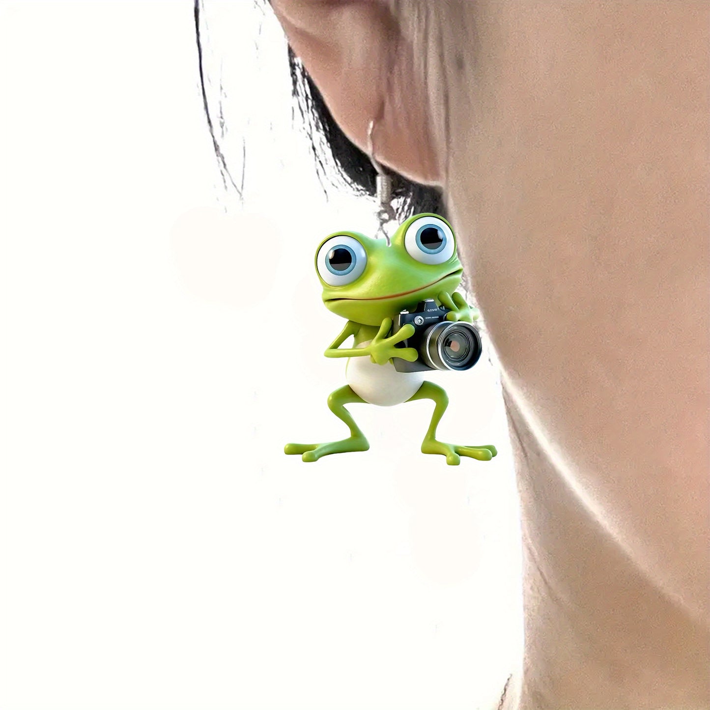 Frog Camera Earrings