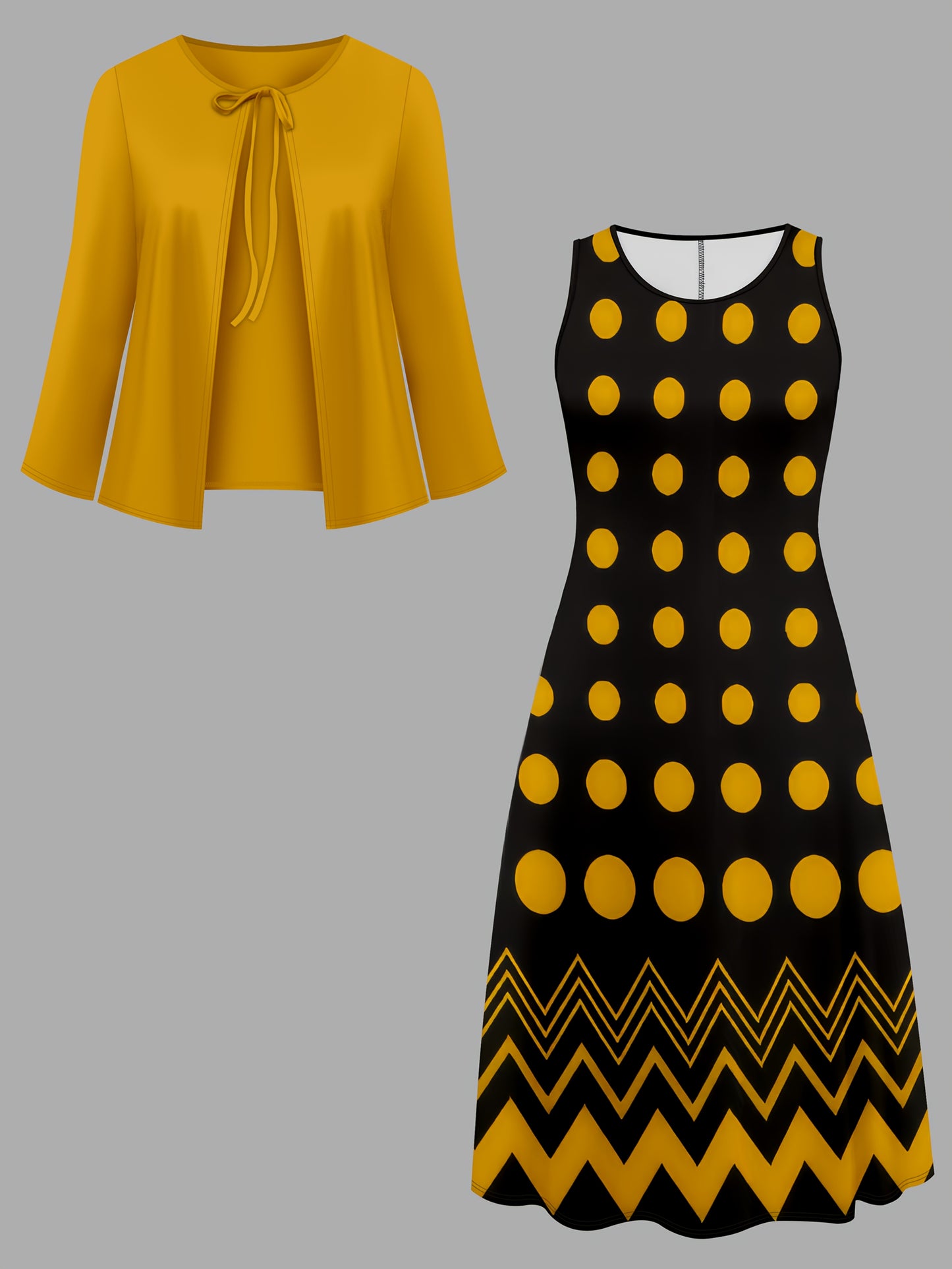 Taheya Midi Dress Set