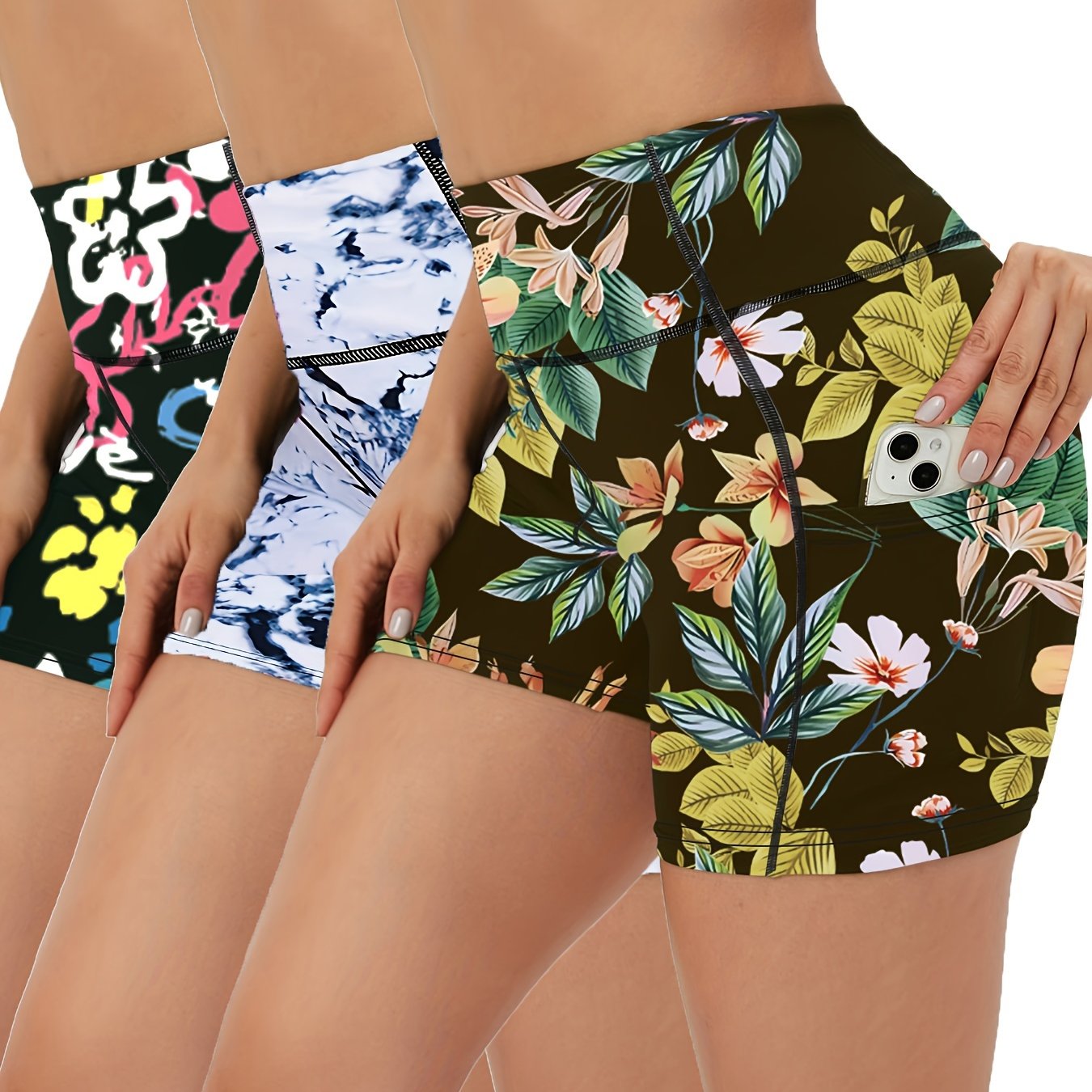 Audrey Yoga Shorts with Pocket