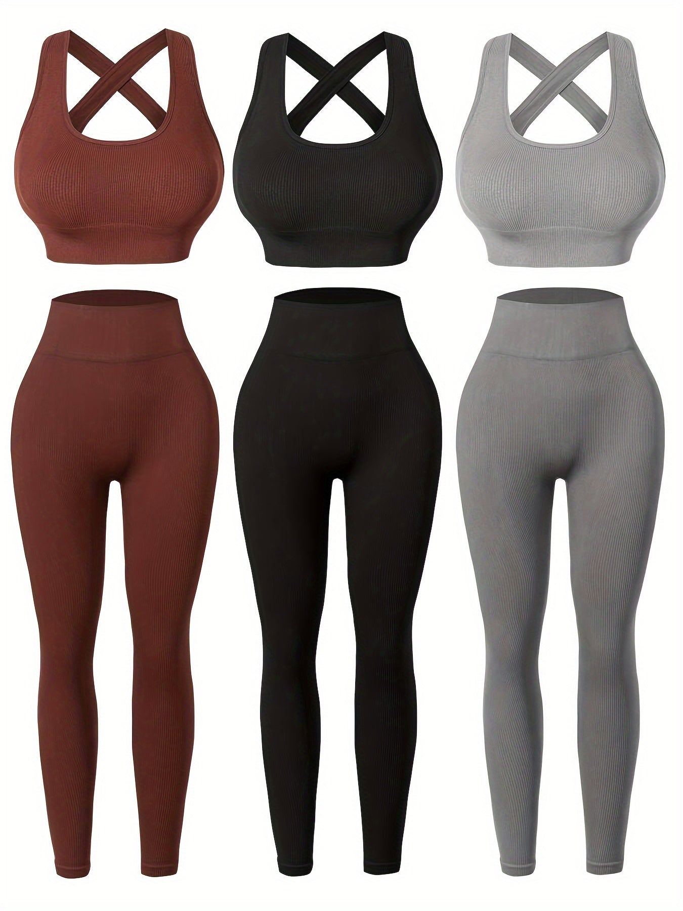 3pack Ithaca Yoga Leggings Set