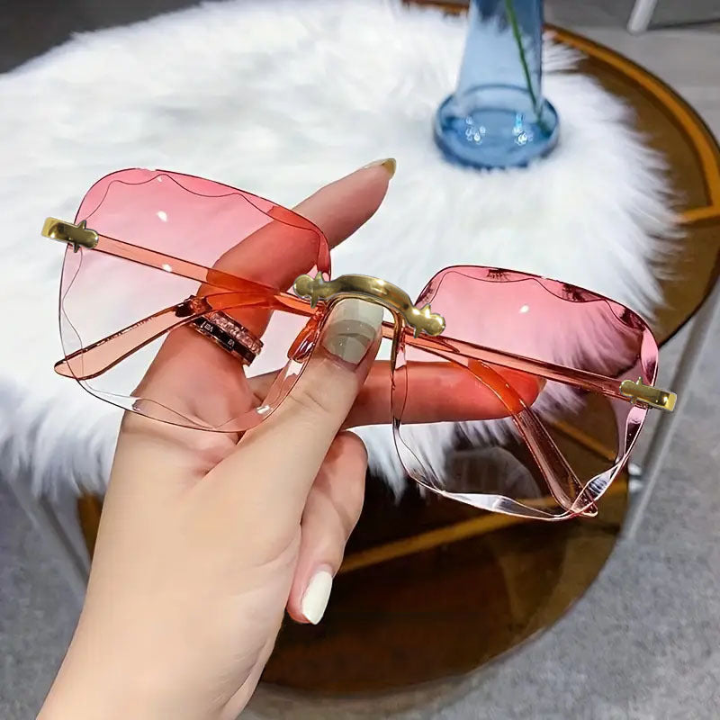 Eliana Frameless Edge-cut Glasses