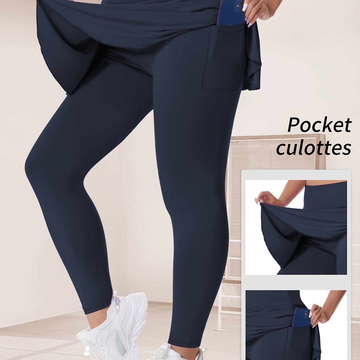 Thalia2 Skirted Running Yoga Leggings