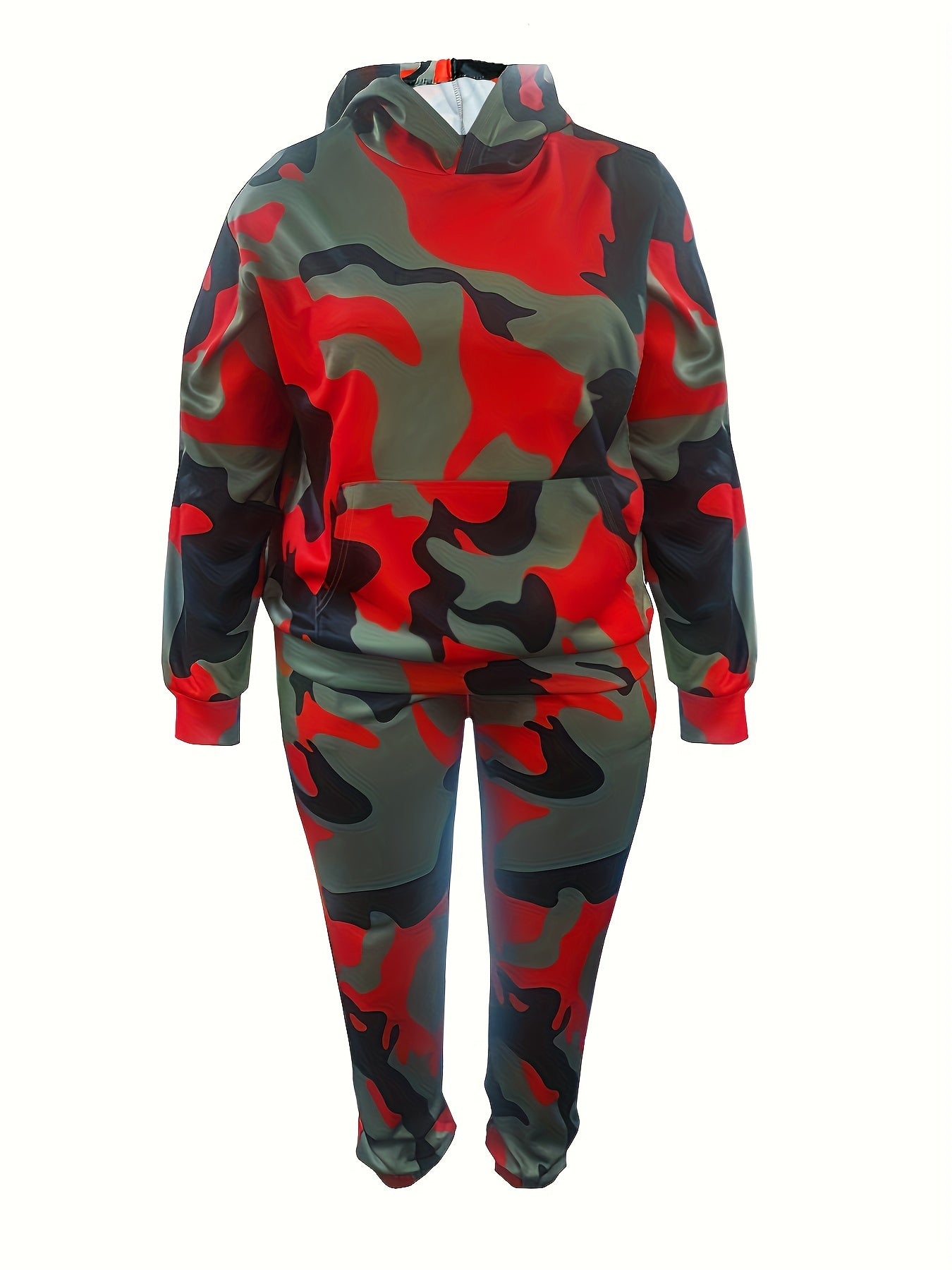 Sivasti3 Camo Print Tracksuit Set