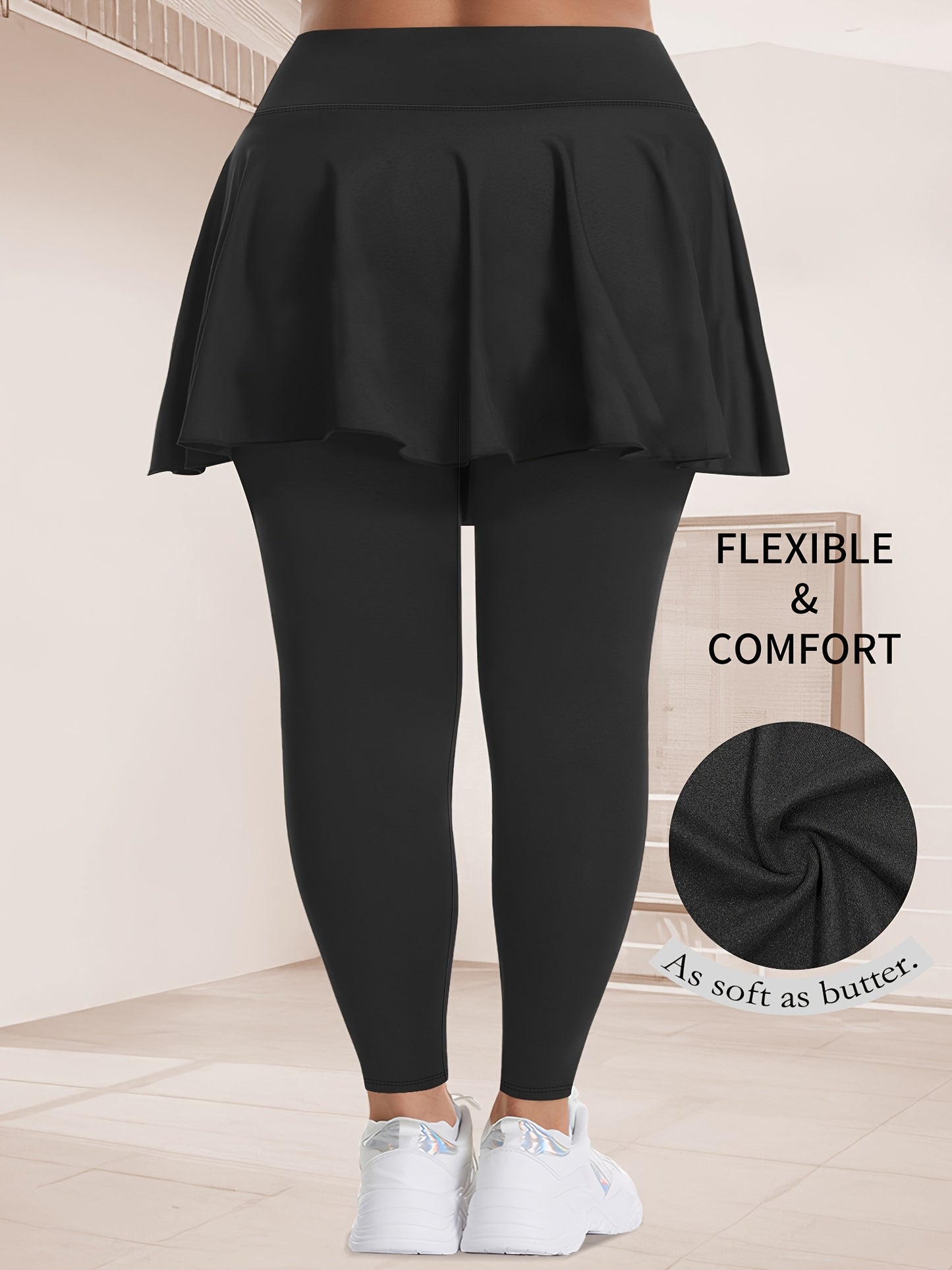 Thalia2 Skirted Running Yoga Leggings
