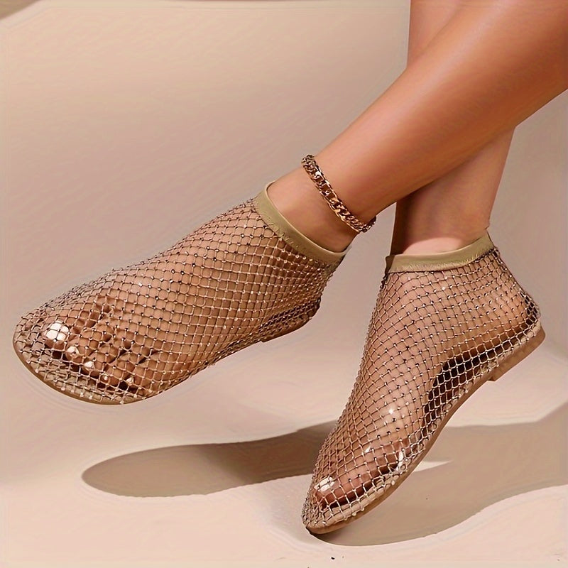 Devon Mesh Flat Sandals