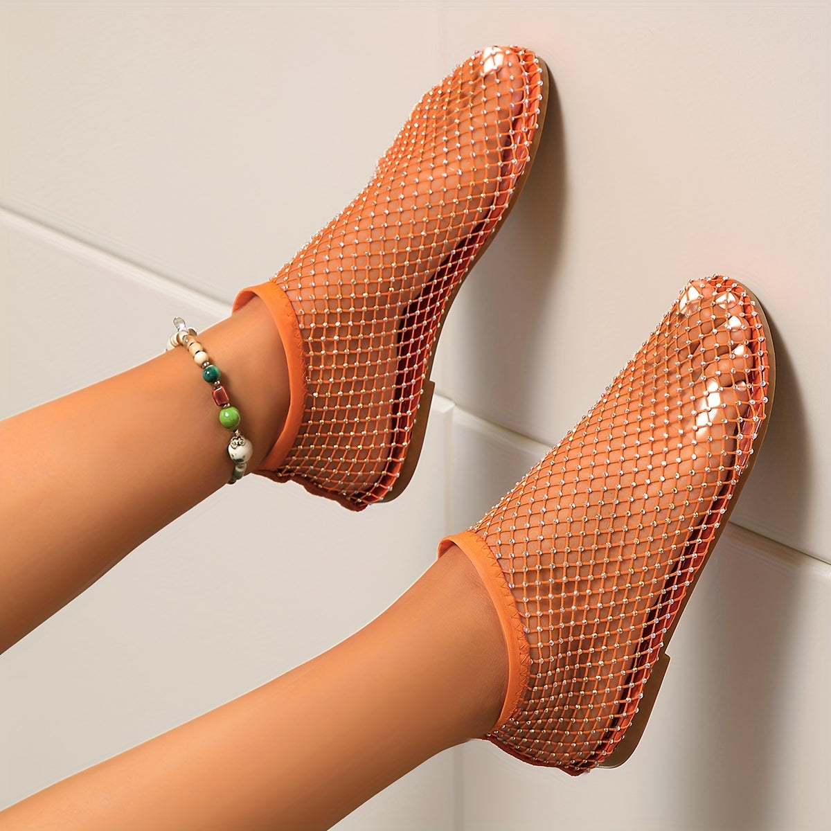 Devon Mesh Flat Sandals
