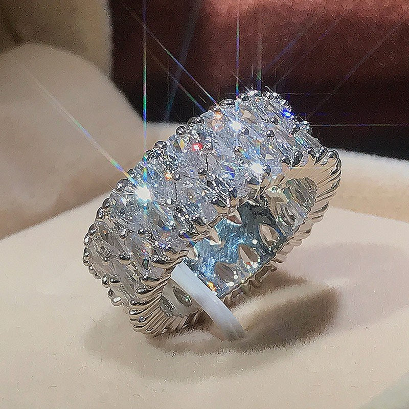Samiha Drop-shaped Zirconia Ring