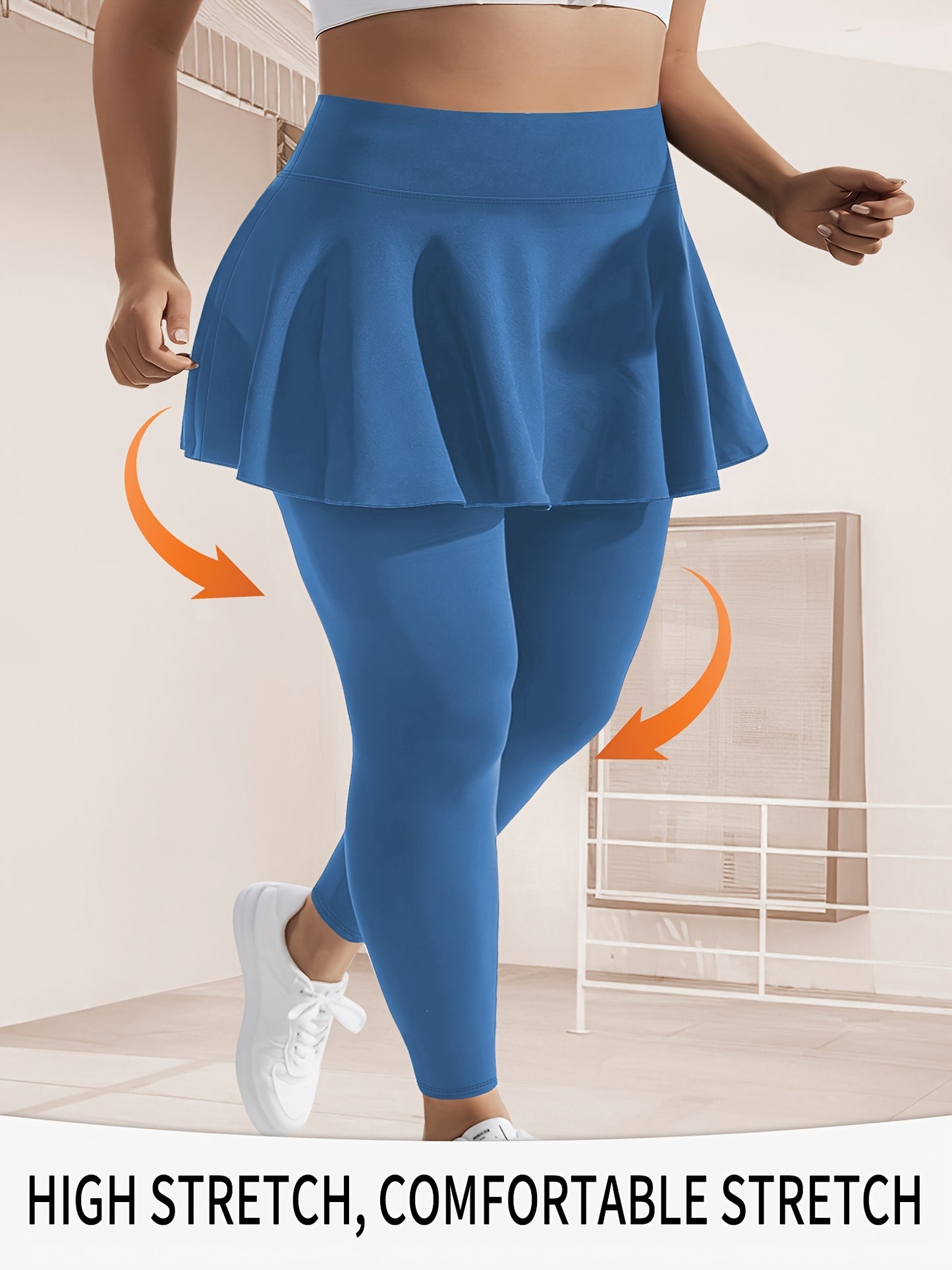 Thalia2 Skirted Running Yoga Leggings