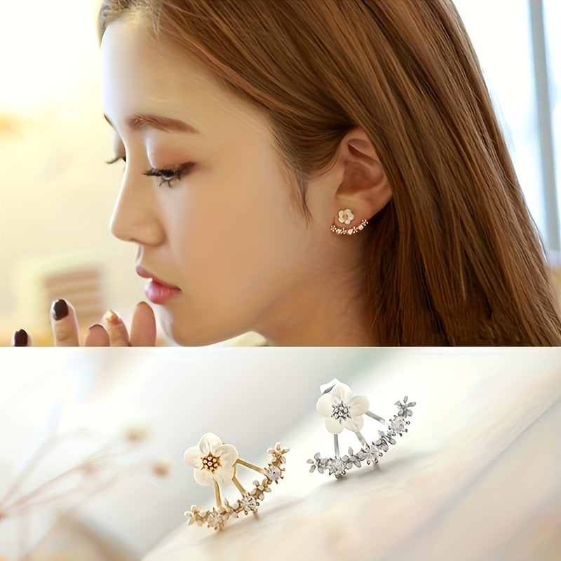 Nayera2 Elegant Daisy Earrings