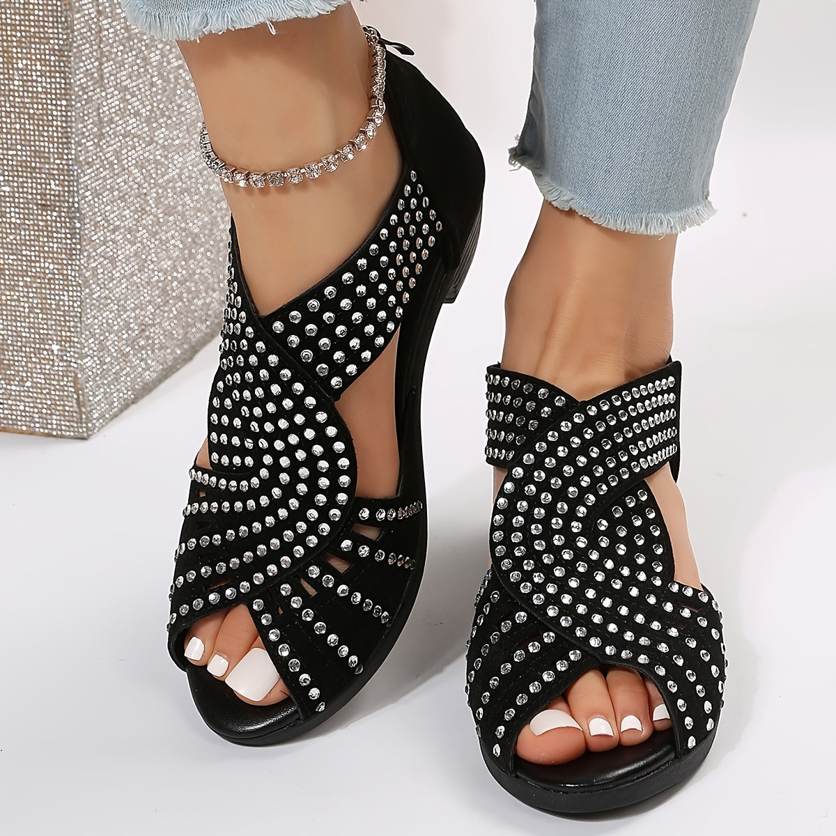 Sedona3 Rhinestone Sandals