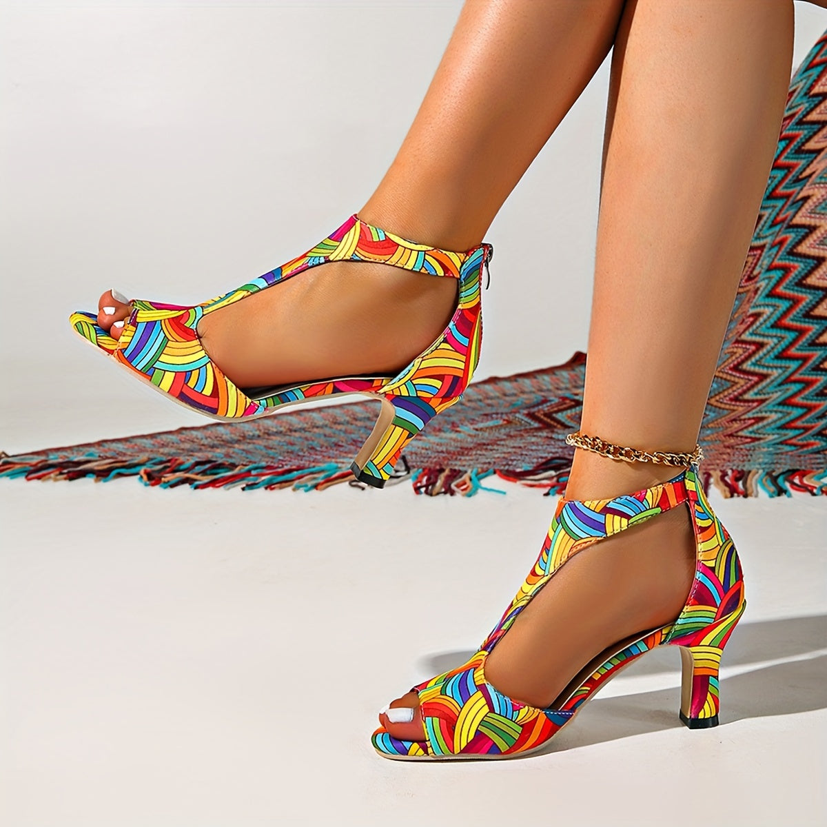 Lilli7 Peep-Toe Sandals