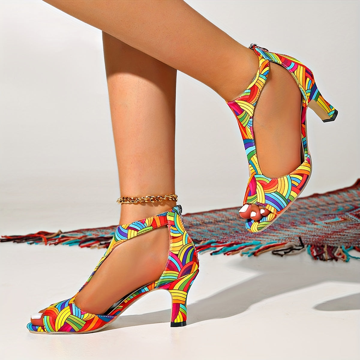 Lilli7 Peep-Toe Sandals