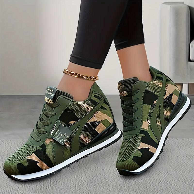 Zafeiria Camouflage Pattern Sneakers