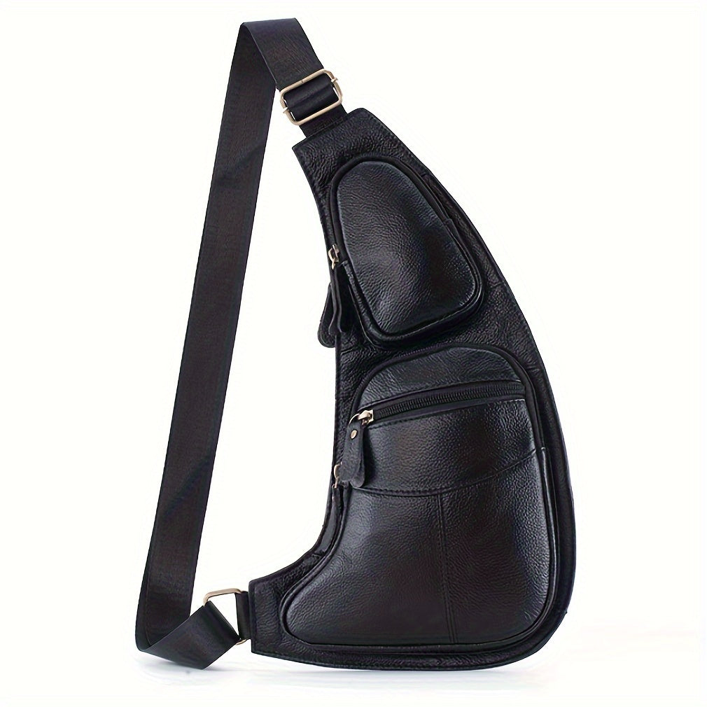 Vintage Genuine Leather Sling Bag