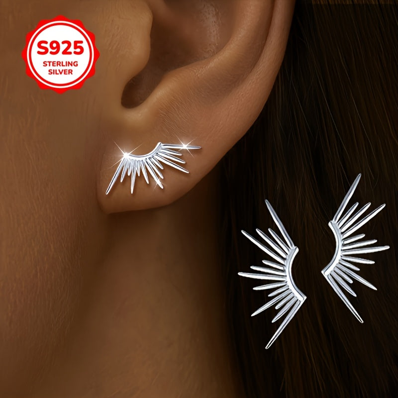 Anoshka S925 Pure Silvery Earrings