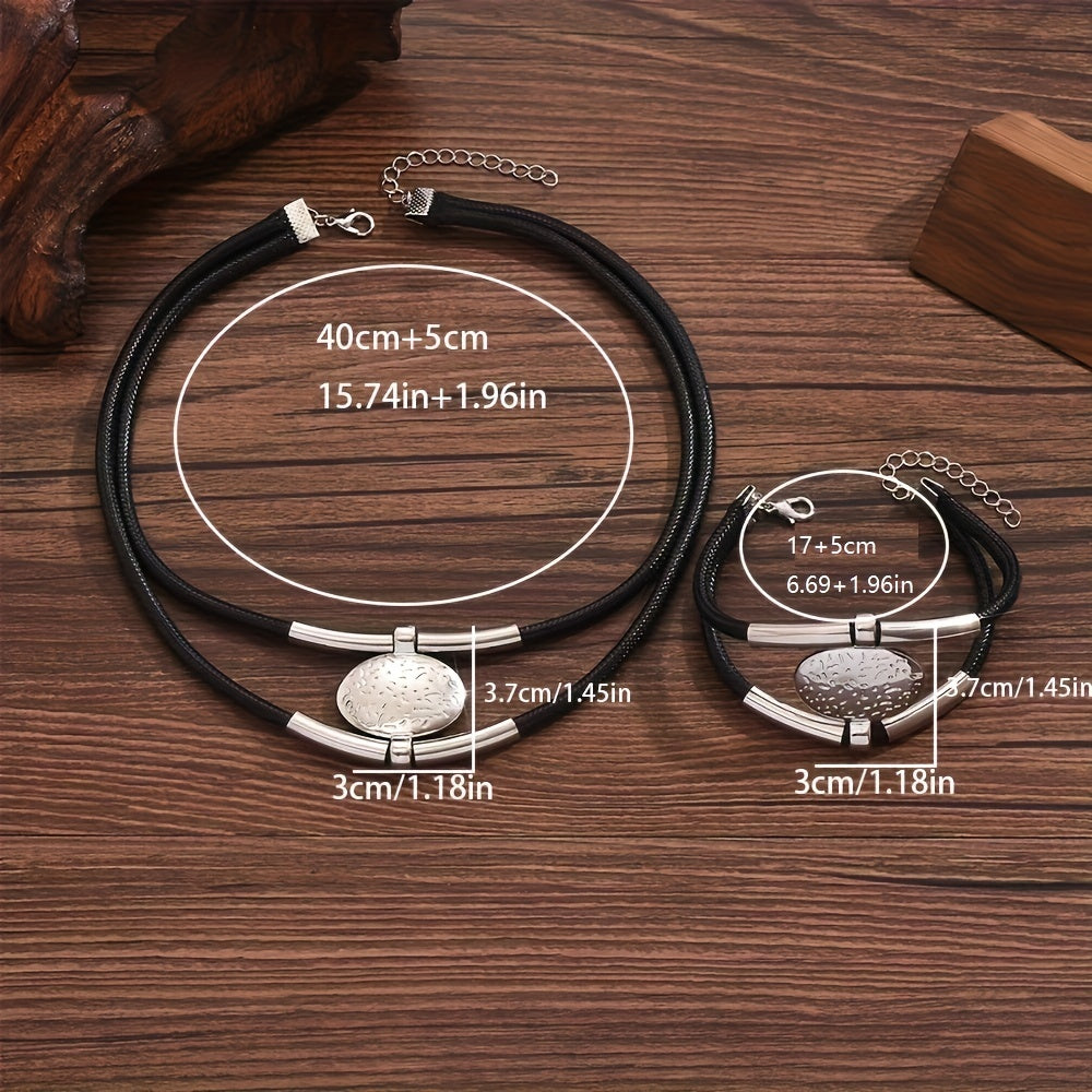 Jomana3 Necklace and Bracelet Set